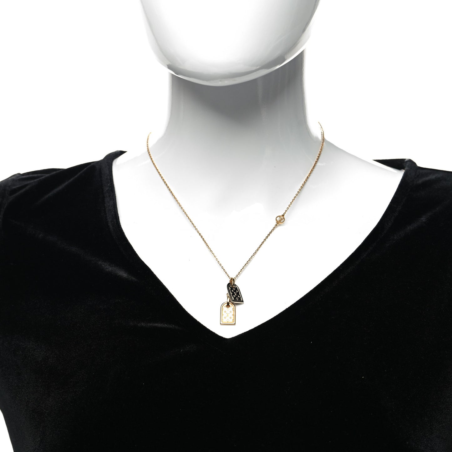 Nanogram Name Tag Necklace Gold