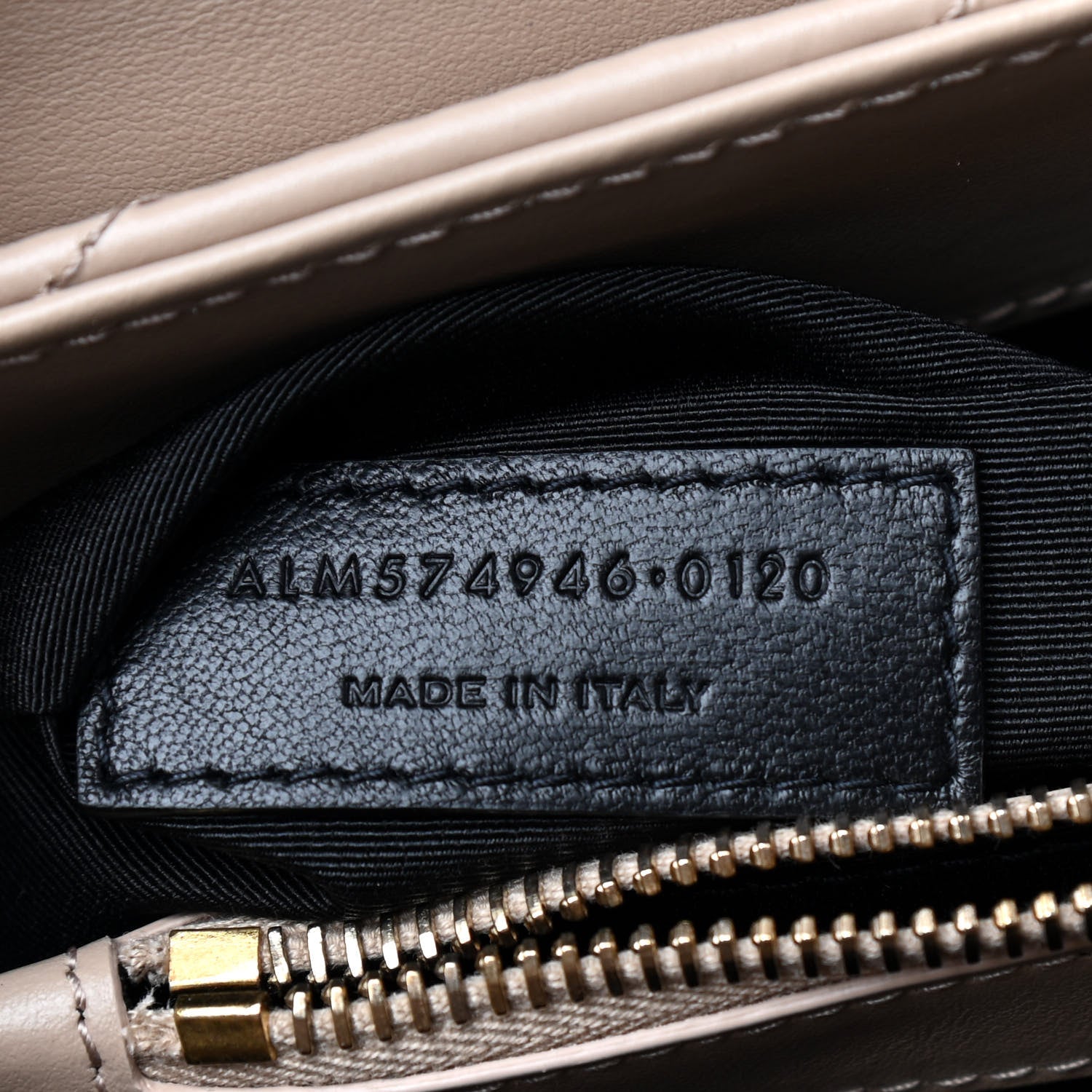 Saint Laurent Calfskin Y Quilted Monogram Medium Loulou Chain Satchel Nude Powder 8 of 10