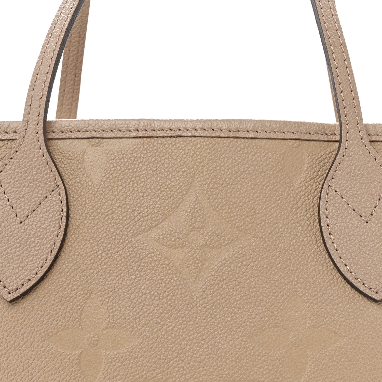 Louis Vuitton Empreinte Monogram Giant Neverfull MM Tourterelle 8 of 13
