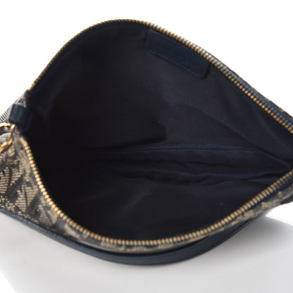 Christian Dior Monogram Mini Saddle Pochette Navy 5 of 13