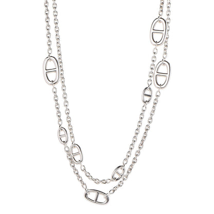 Hermes Sterling Silver Farandole Necklace 120 1 of 5