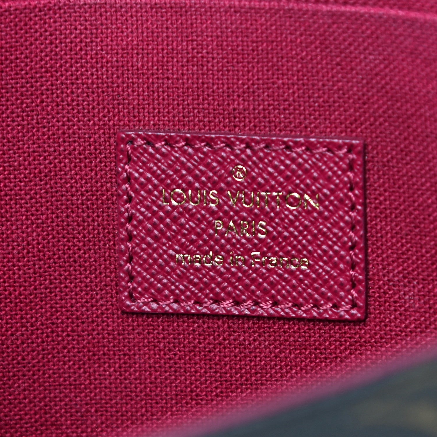 Louis Vuitton Monogram Pochette Felicie Chain Wallet Fuchsia 7 of 11