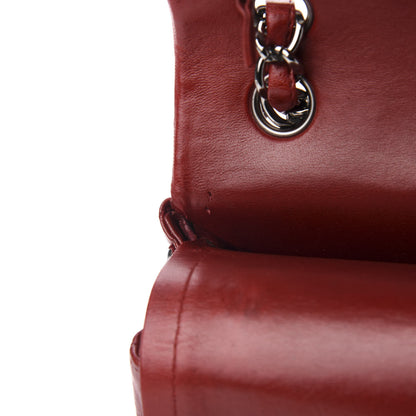 Chanel Lambskin Quilted Jumbo Double Flap Red 9 of 14
