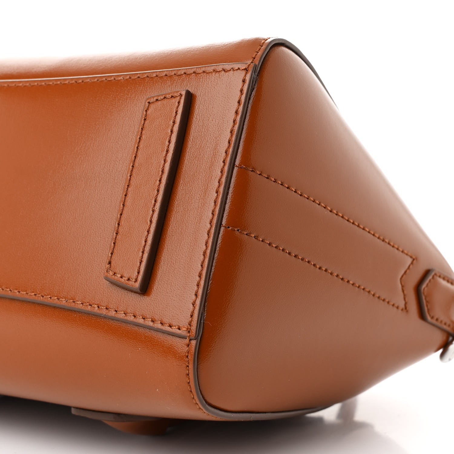 Givenchy Box Calfskin Mini Lock Antigona Shoulder Bag Beige Chestnut 10 of 10