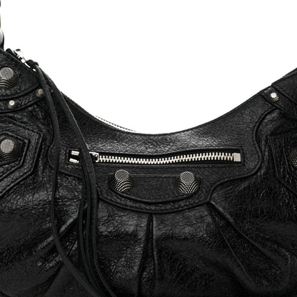 Balenciaga Agneau Arena Small Le Cagole Shoulder Bag Black 9 of 11