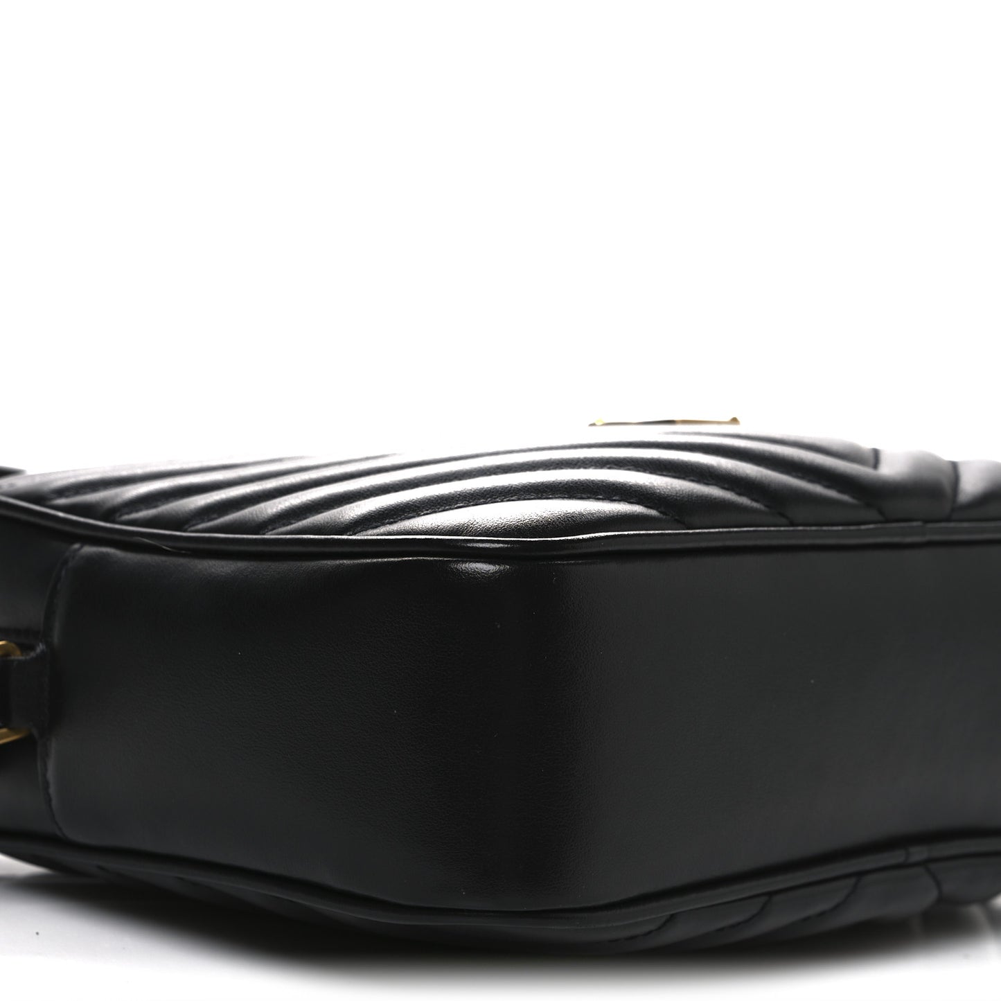 Calfskin Matelasse Monogram Lou Camera Bag Black