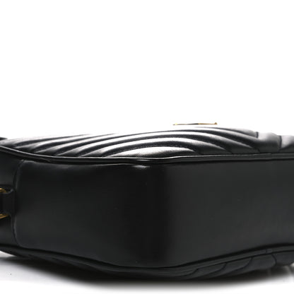 Saint Laurent Calfskin Matelasse Monogram Lou Camera Bag Black 9 of 11