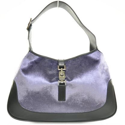 Gucci Velvet Jackie O Hobo Purple 1 of 8