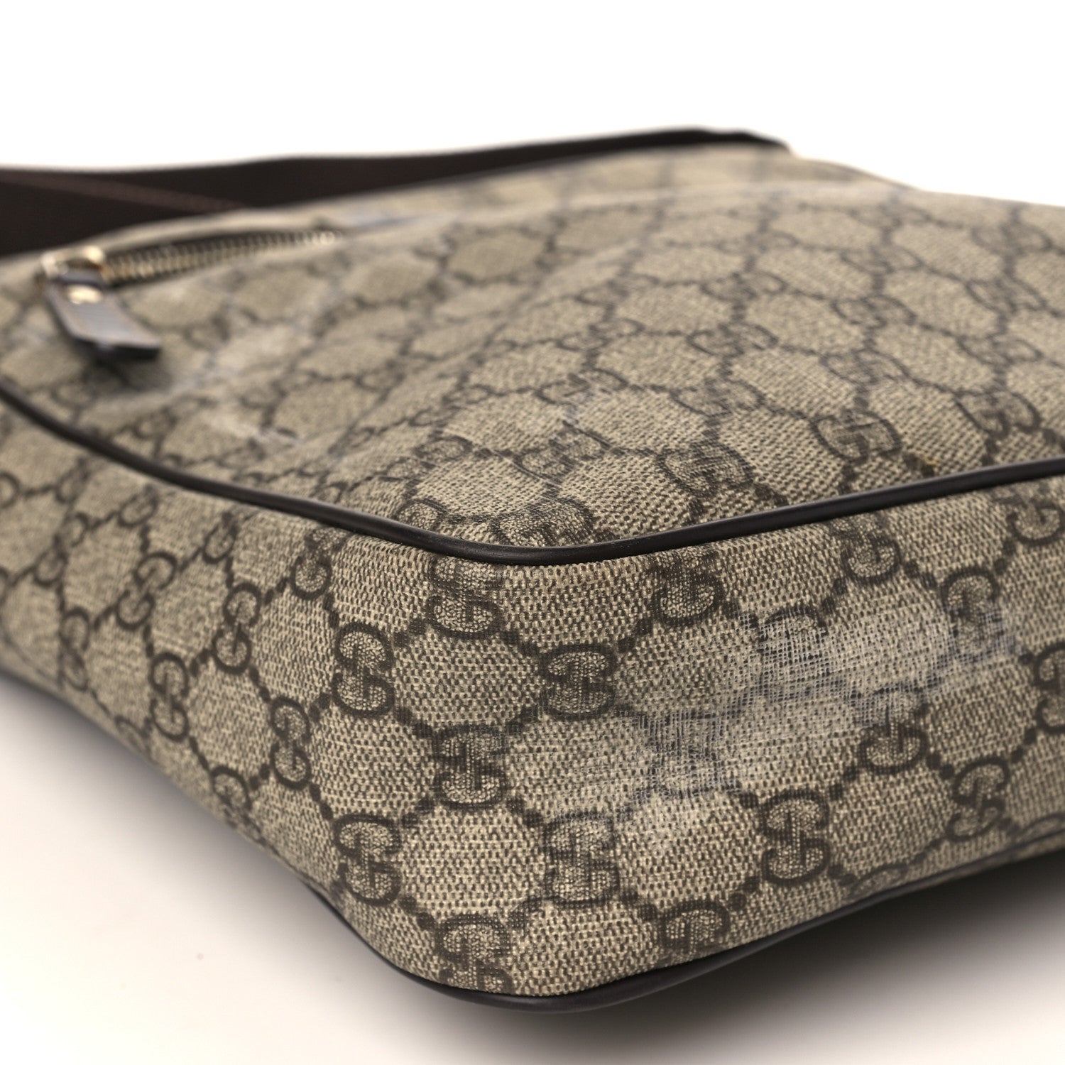 Gucci GG Plus Monogram Medium Messenger Bag Dark Brown 8 of 10