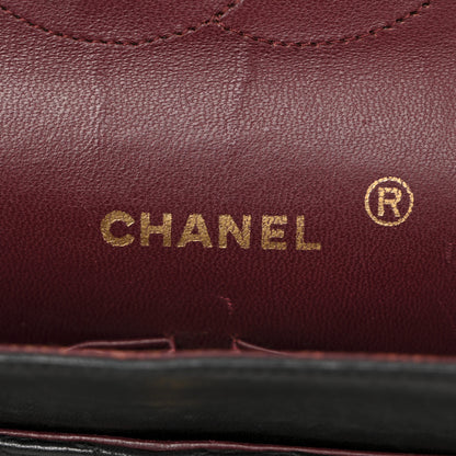 Chanel Lambskin Quilted Small Double Flap Black 6 of 13