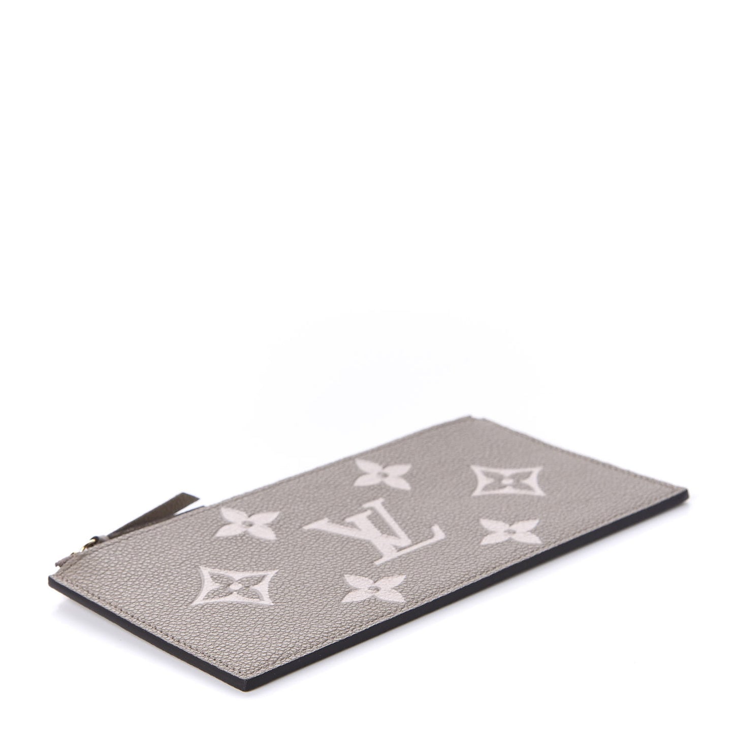 Empreinte Monogram Giant Pochette Felicie Zippered Insert Tourterelle Creme