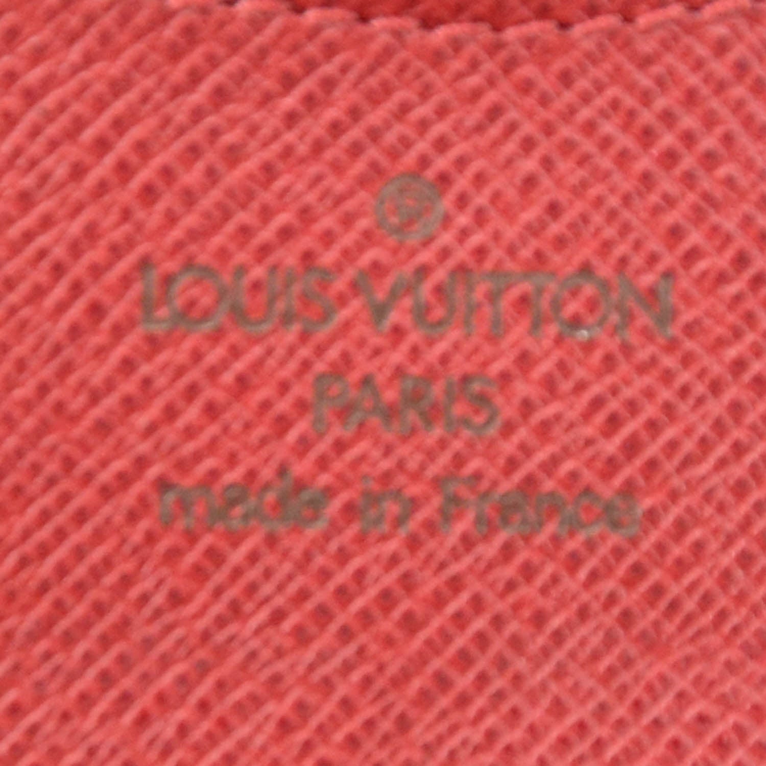 Louis Vuitton Monogram Josephine Wallet Red 4 of 7