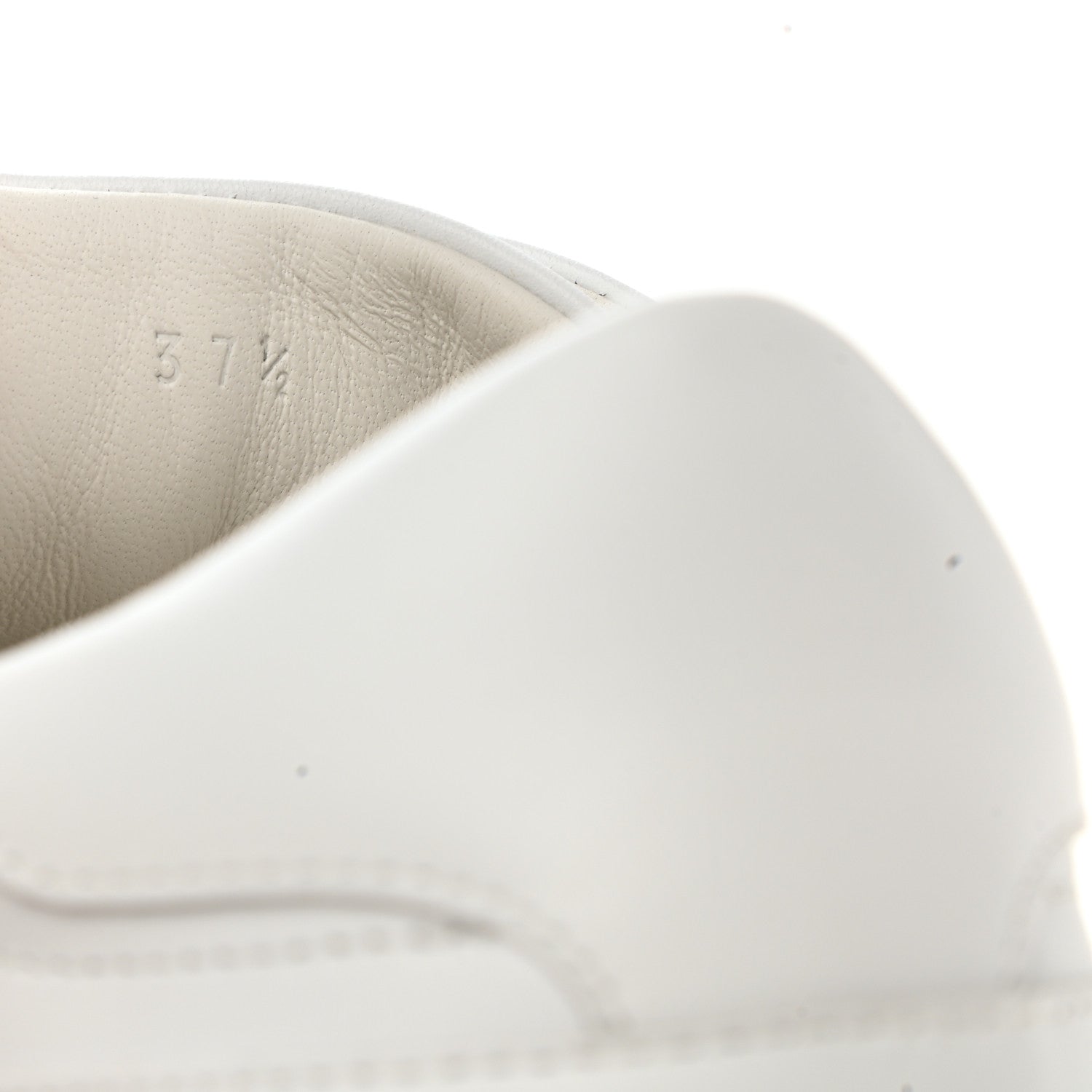 Hermes Calfskin Day Sneakers 37.5 White 9 of 11