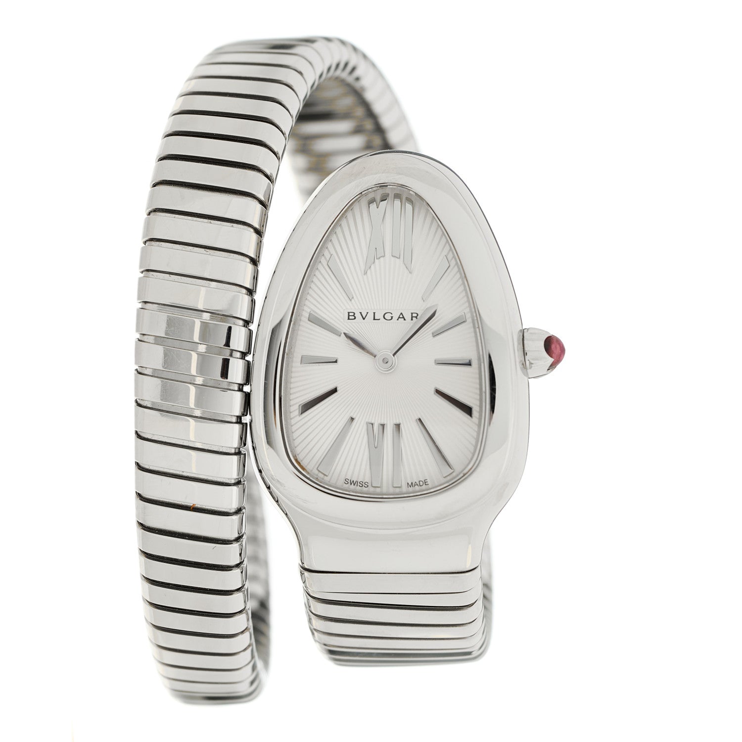 Bulgari Stainless Steel 35mm Serpenti Tubogas Quartz Watch 1 of 4