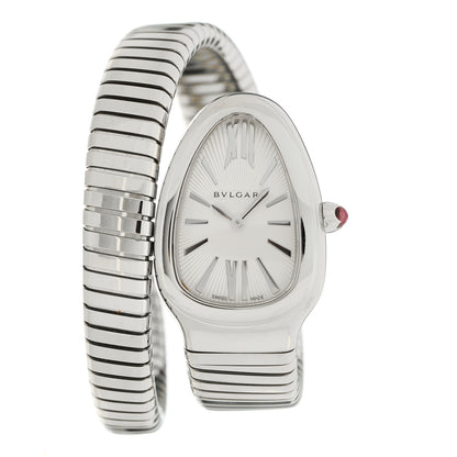 Bulgari Stainless Steel 35mm Serpenti Tubogas Quartz Watch 1 of 4