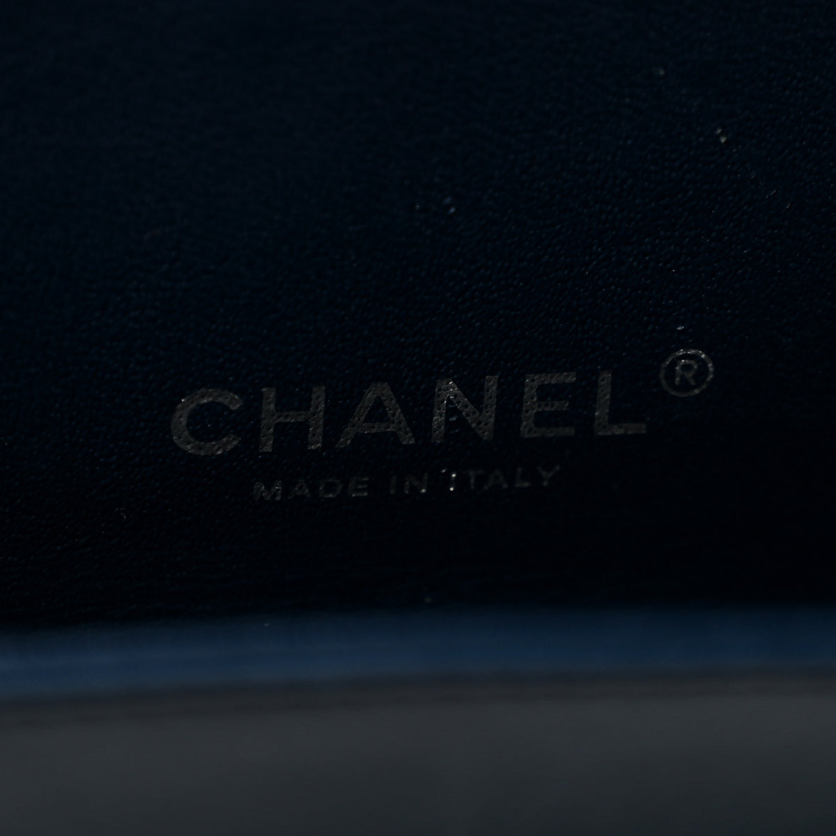 Chanel Patent Quilted Maxi Double Flap Navy Blue 6 of 12