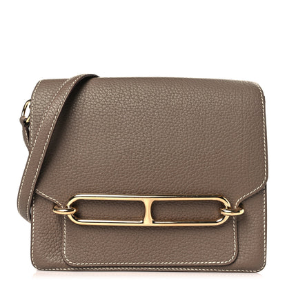 Hermes Taurillon Clemence Sac Roulis 23 Etoupe 1 of 8