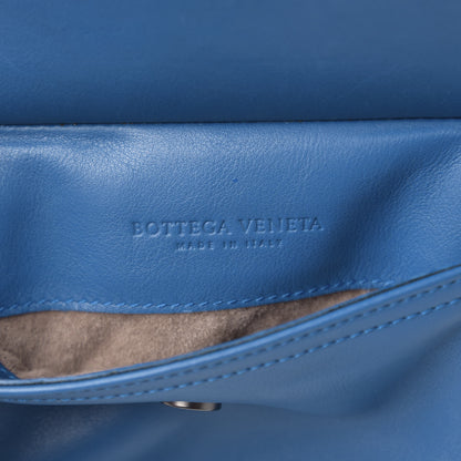 Bottega Veneta Goatskin Intrecciato Crossbody Messenger Blue 5 of 8