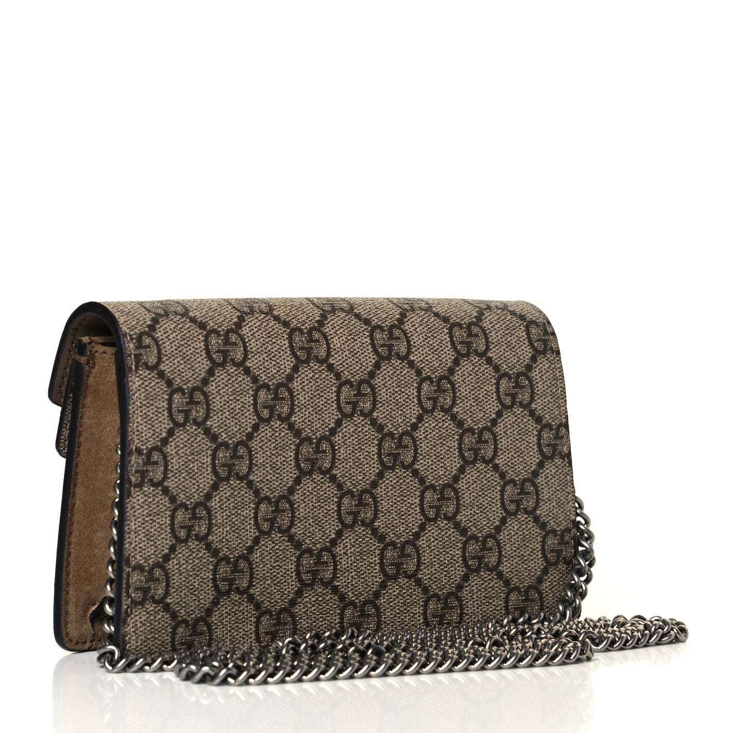 GG Supreme Monogram Super Mini Dionysus Shoulder Bag Taupe