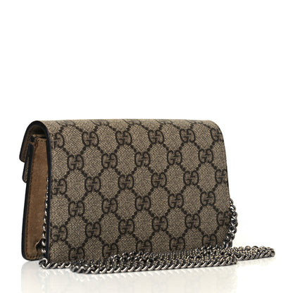 Gucci GG Supreme Monogram Super Mini Dionysus Shoulder Bag Taupe 3 of 8