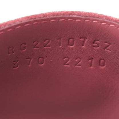 Hermes Suede Goatskin Womens Empire Sandals 37 Rose Aphrodite 8 of 10