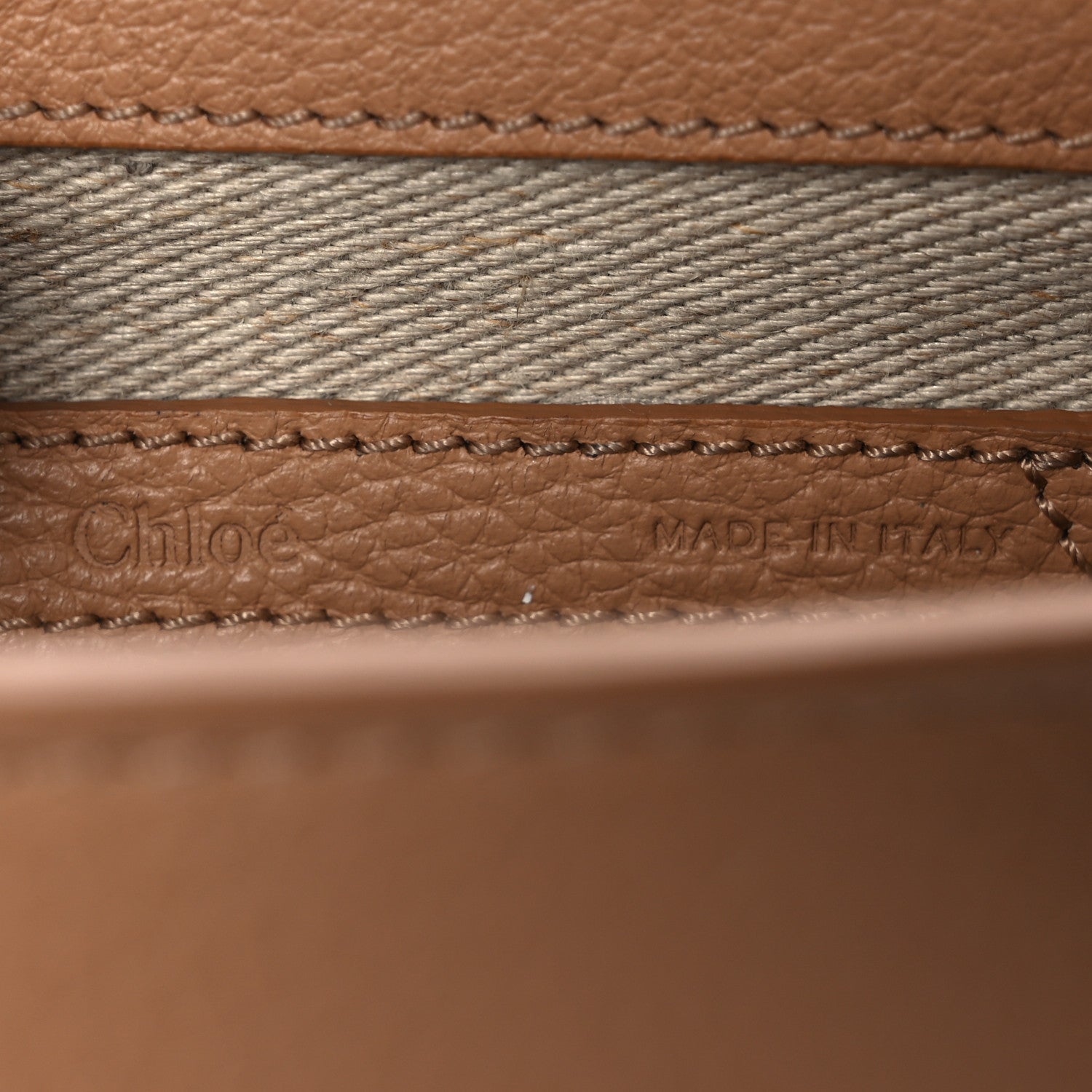 Chloe Grained Calfskin Small Marcie Saddle Bag Light Tan 6 of 10