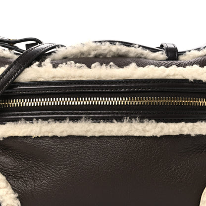 Bottega Veneta Calfskin Shearling Bang Bang Vanity Case Light Brown Teddy 8 of 11