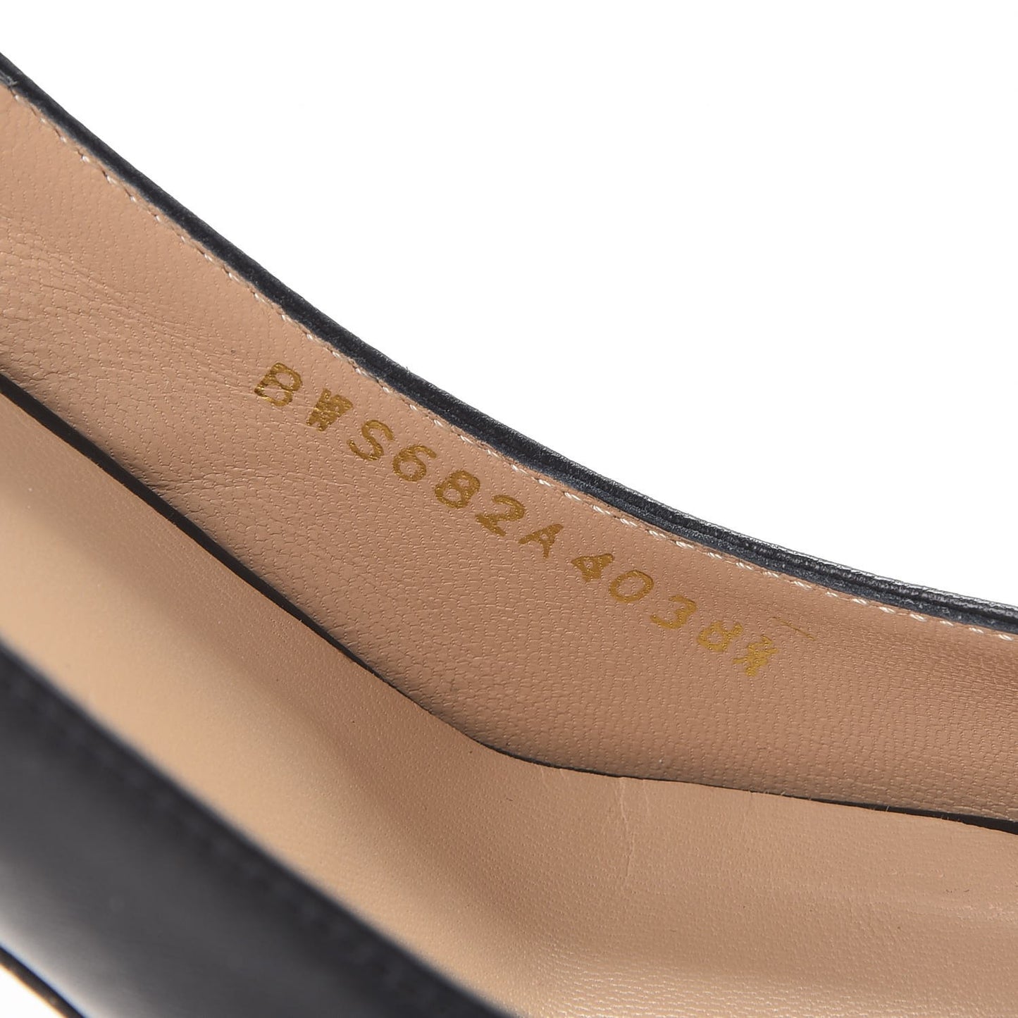 Nappa Pearl Bow Peep Toe Slingback Pumps 38.5 Black