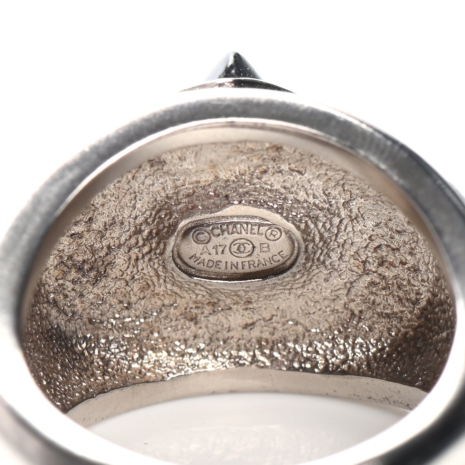 Chanel Metal CC Star Ring 6.25 Silver 5 of 6
