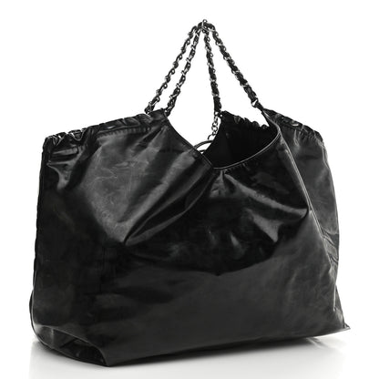 Chanel Vinyl XL Coco Cabas Black 2 of 10