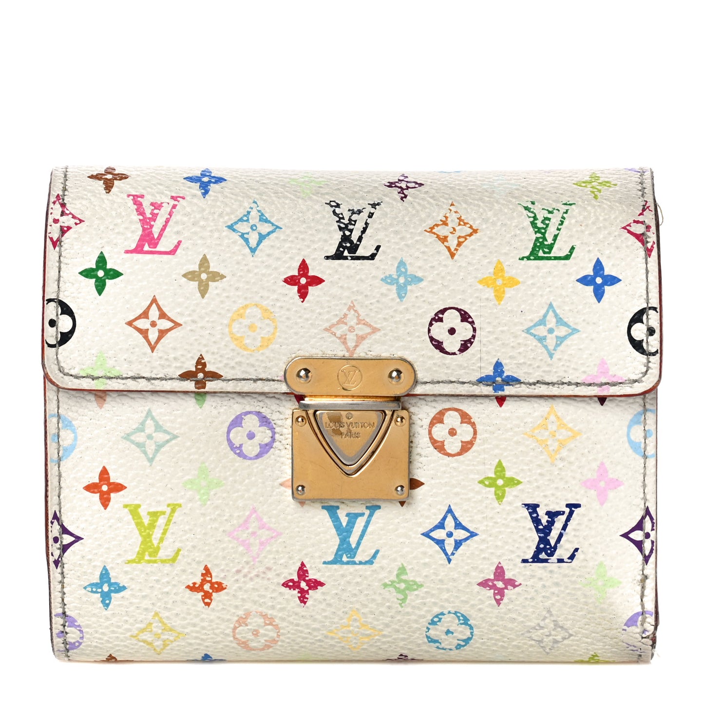 Monogram Multicolor Koala Wallet White