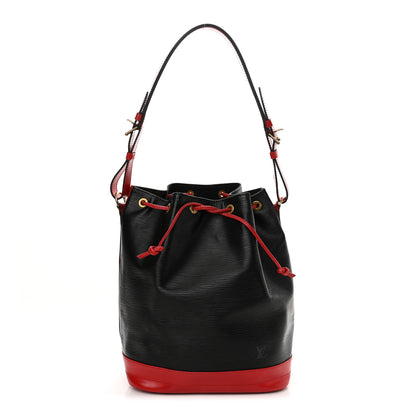 Louis Vuitton Epi Bi-Color Noe Castillan Red Black 1 of 12