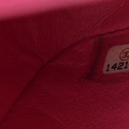 Chanel Patent Quilted Medium Double Flap Pink 7 of 15
