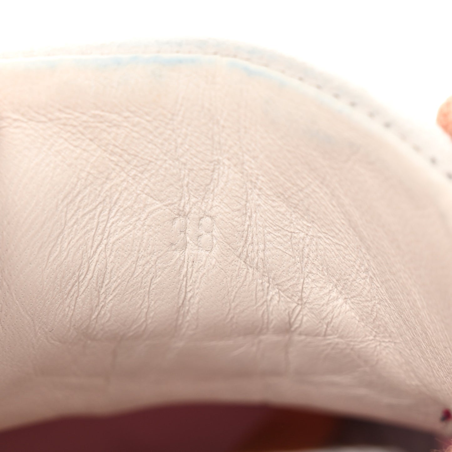 Air Mesh Suede Goatskin Bouncing Sneakers 38 Rose Multicolor