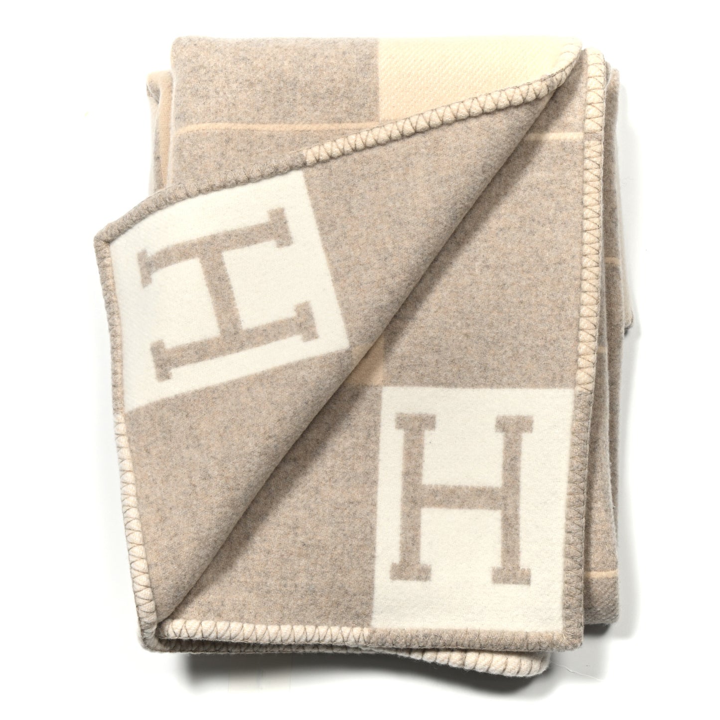 Wool Cashmere Avalon III Blanket Coco Camomille