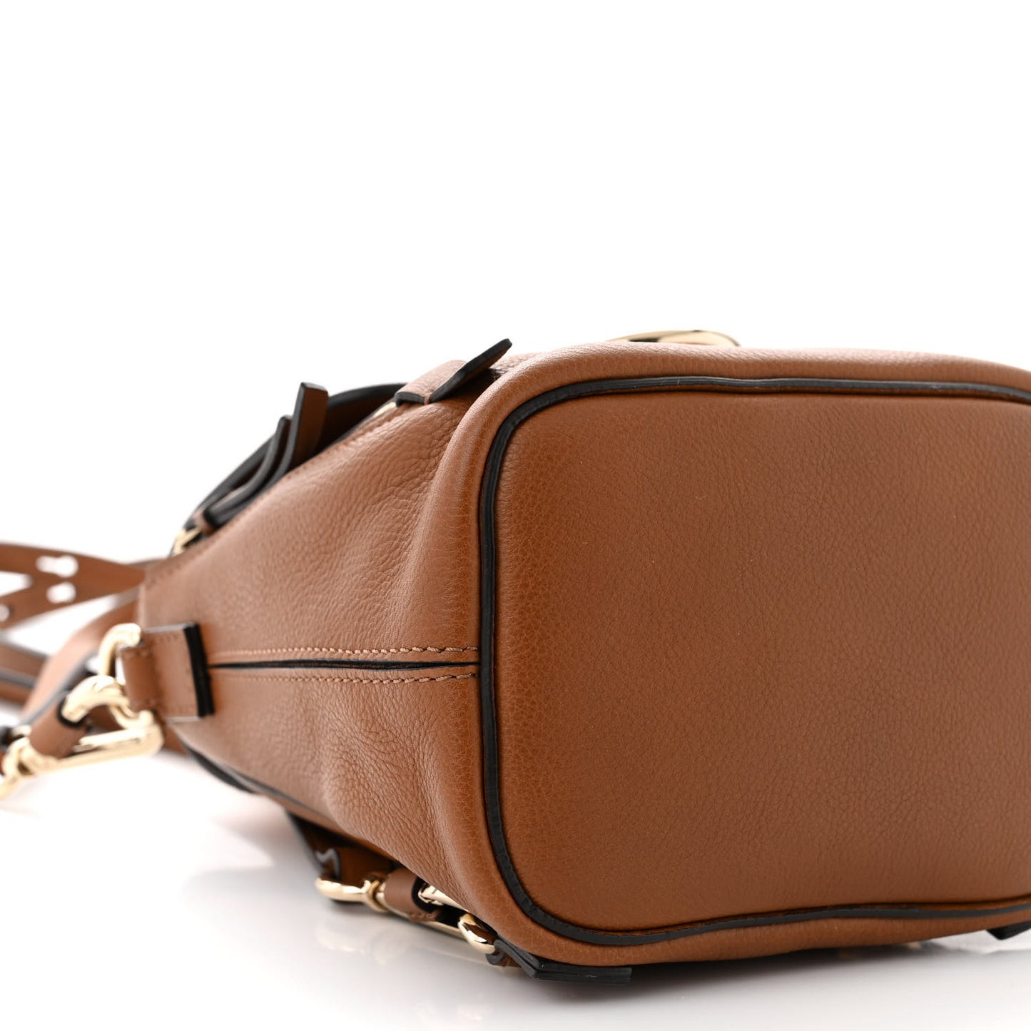 Suede Calfskin Mini Faye Backpack Tan