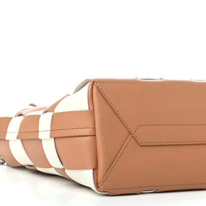 3.1 Phillip Lim Calfskin Odita Lattice Pouch Camel White 8 of 9