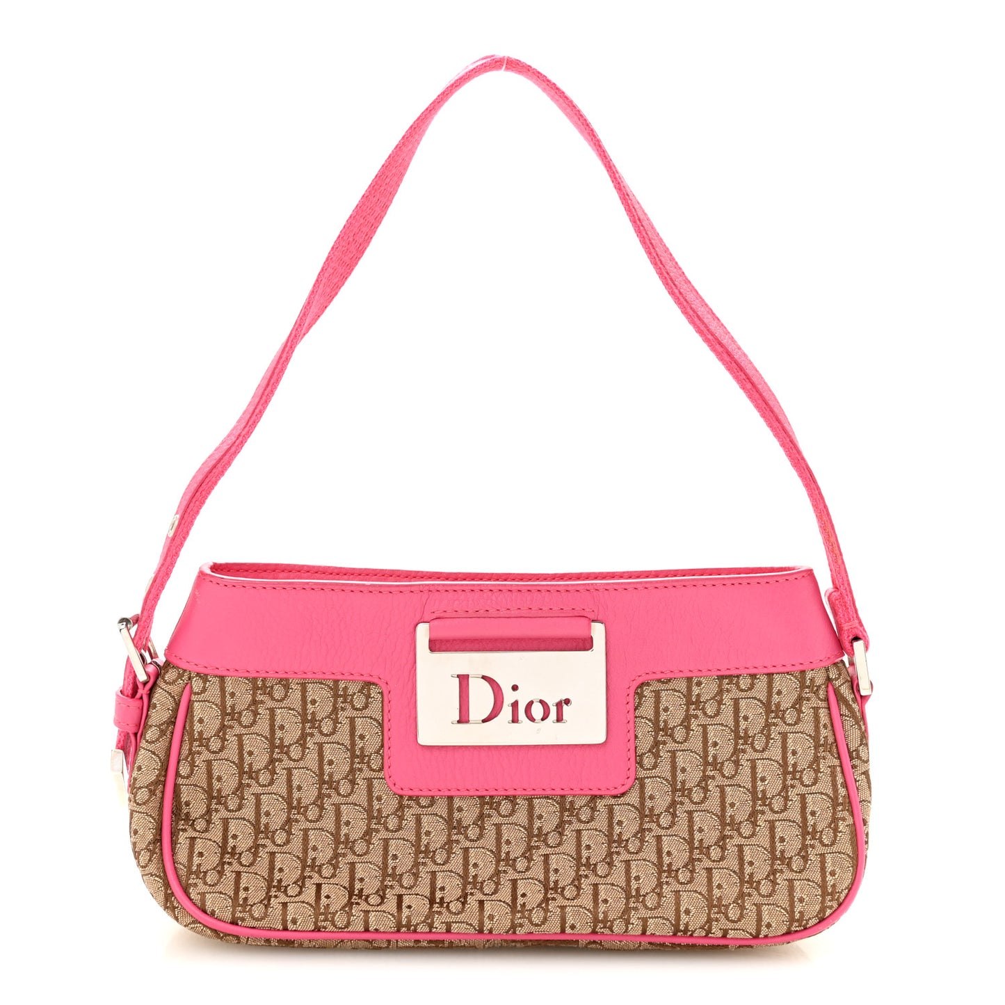Monogram Street Chic Shoulder Bag Pink Beige