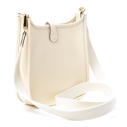 Hermes Taurillon Clemence Amazone Evelyne TPM Nata Craie 3 of 9