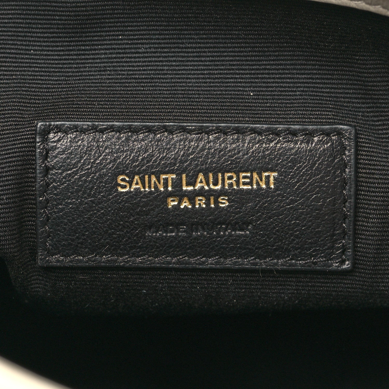 Saint Laurent Lambskin Matelasse Monogram Joe Nano Bucket Bag Blanc Vintage 6 of 13