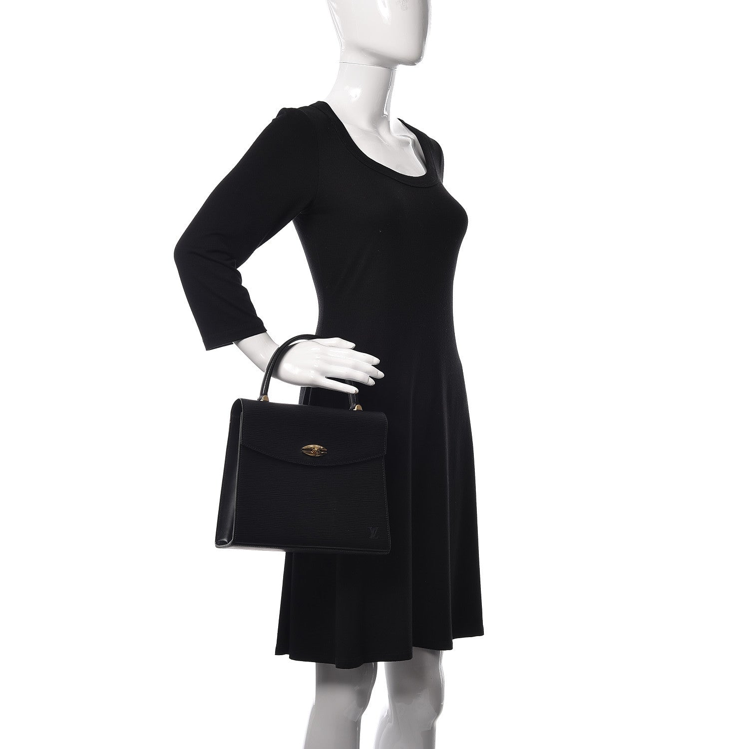 Louis Vuitton Epi Malesherbes Black 2 of 13