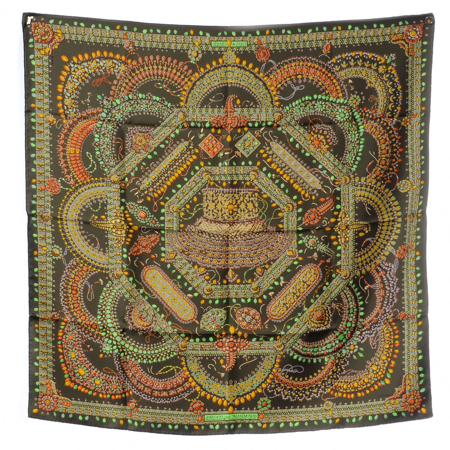 Silk Parures Des Maharajas Scarf 90