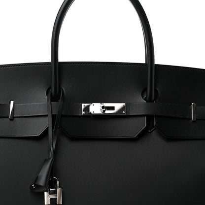 Hermes Vache Hunter Birkin Sellier 40 Black 9 of 16
