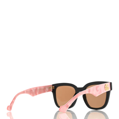 Gucci Rectangle 52mm Frame Sunglasses GG0998/S Black Pink 4 of 8