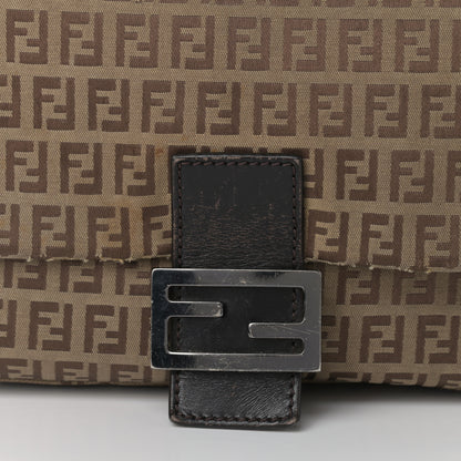 Fendi Zucchino Mama Baguette Dark Brown 8 of 14