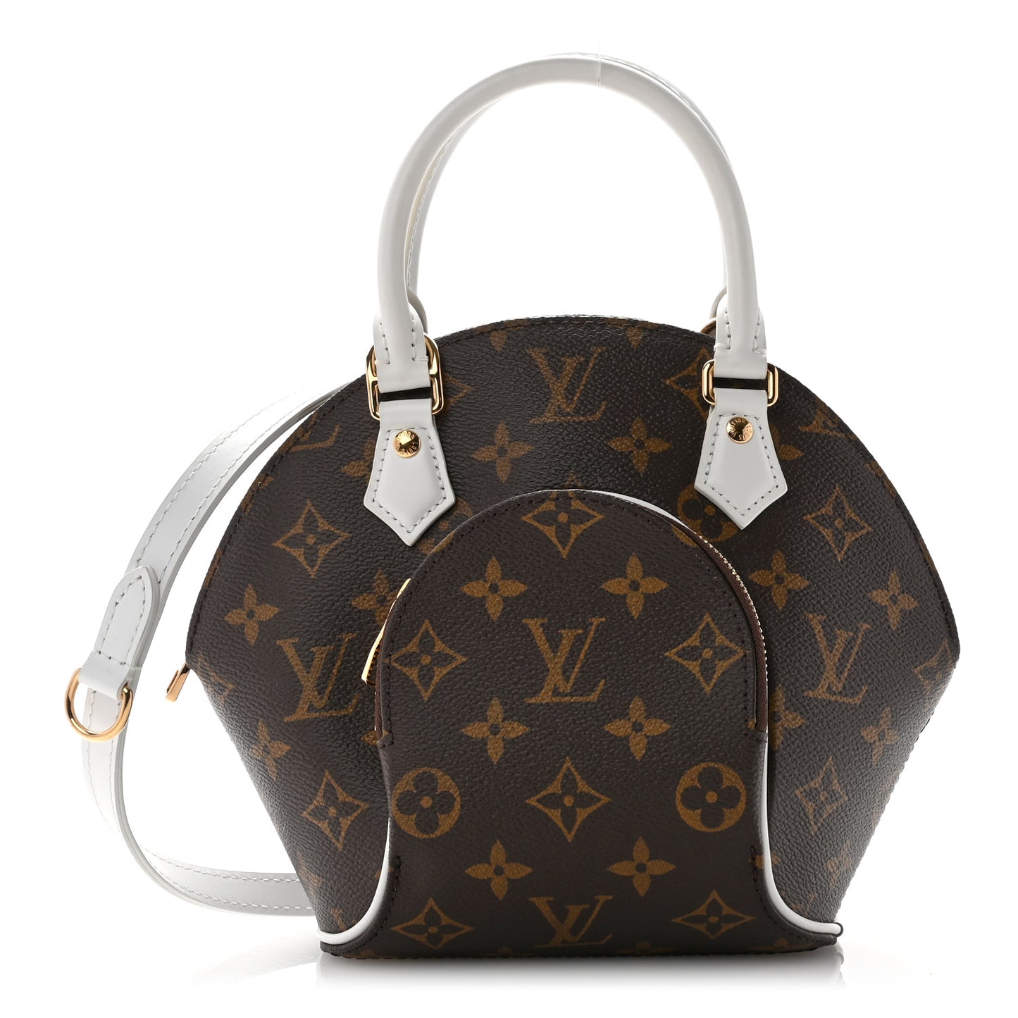 Monogram LV Match Ellipse BB White