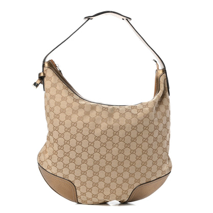 Gucci Monogram Princy Hobo Metallic Bronze 1 of 9