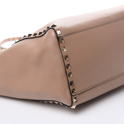 Valentino Garavani Vitello Rockstud Double Handle Tote Alpaca 11 of 12