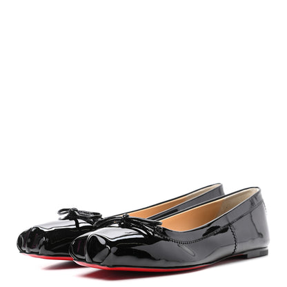 Christian Louboutin Patent Mamadrague Flats 40 Black 3 of 8