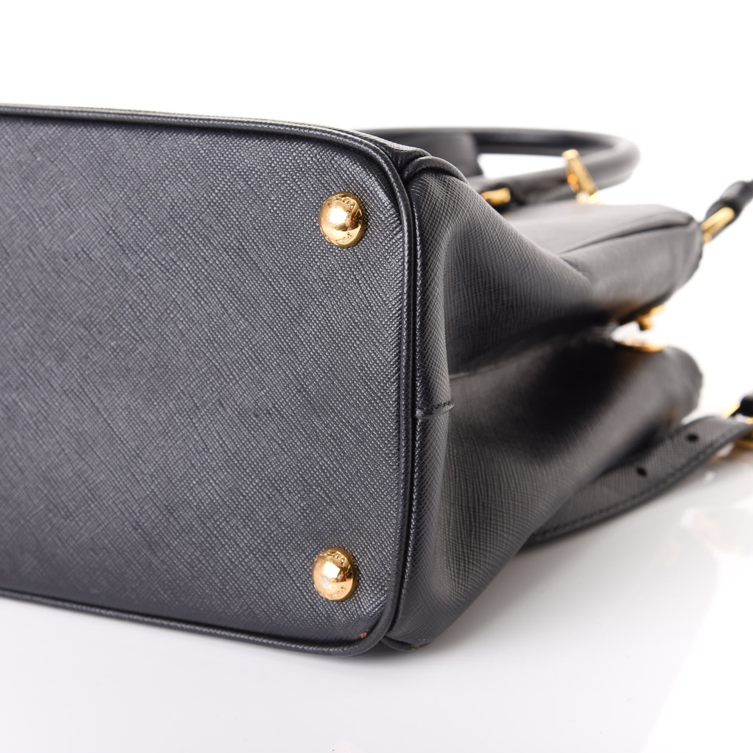 Prada Saffiano Medium Galleria Double Zip Tote Black 6 of 14